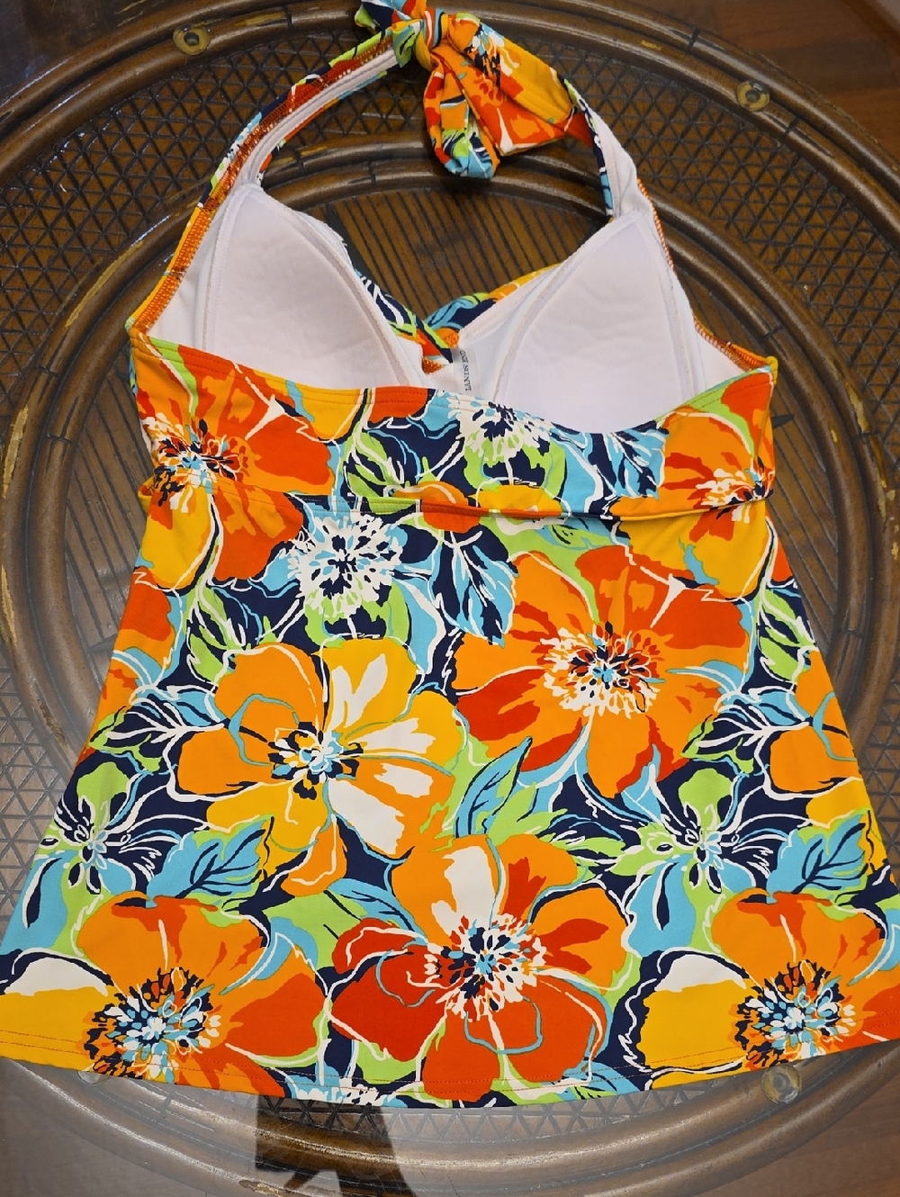 Lands' End Floral Tankini Top Only - Picture 4 of 4